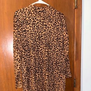 Terra & sky cheetah print cardigan